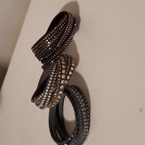 Swarovski bracelets set.